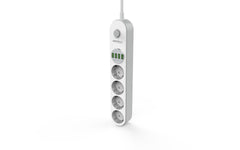 Produžni kabel s 4 utičnice i 4 USB ulaza