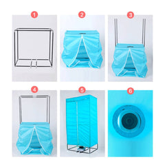 Električni sušilnik perila + garderobna omara