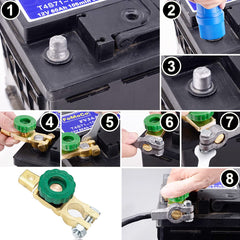 Priključni kabel stikalo akumulatorja vijak 500A