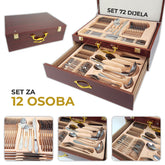 72-delni set jedilnega pribora v kovčku