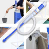 Akumulatorska črpalka za vodo, bencin in olje