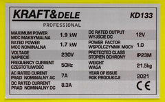 Inverterski benzinski agregat za struju 1900 W