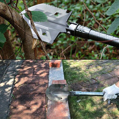 4 v 1 večnamenska zložljiva lopata za kampiranje