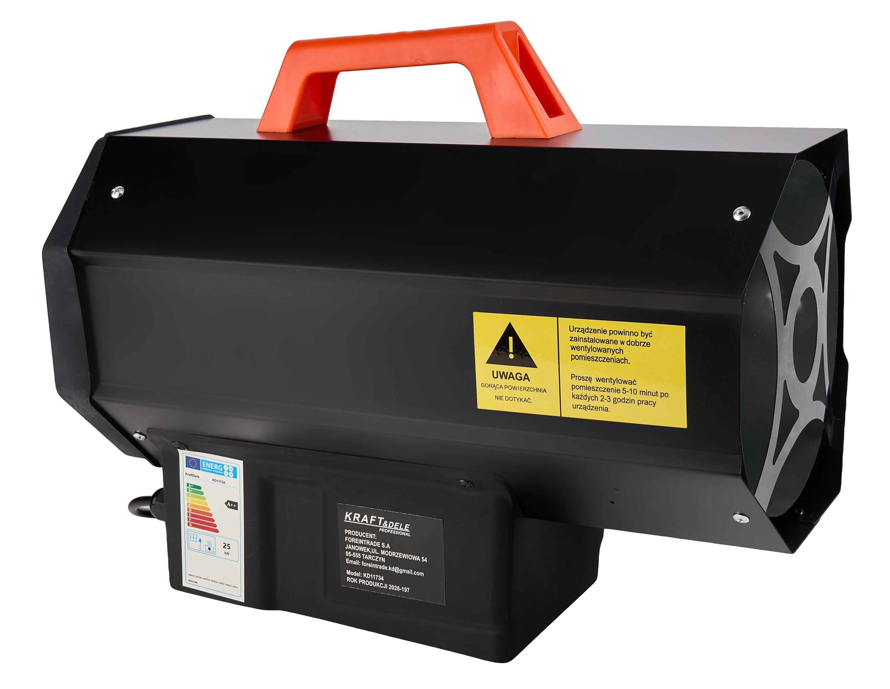 Plinska grijača 25 kW s reduktorom KD11734