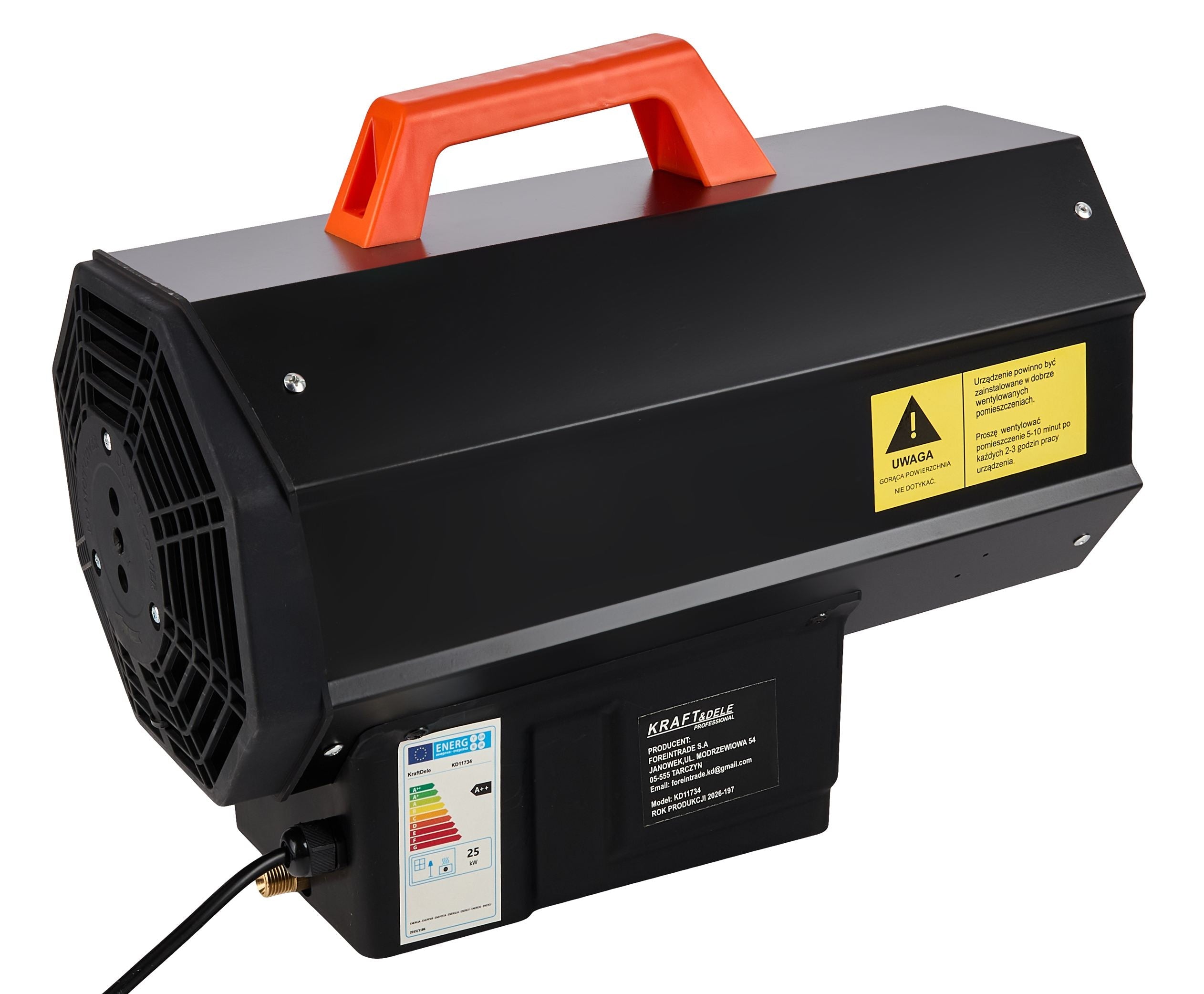 Plinska grijača 25 kW s reduktorom KD11734