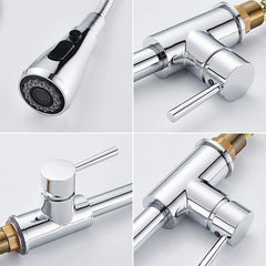 Kuhinjska pipa s prho - kromirana