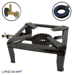 Plinski gorilnik s 4-nožnim stojalom, 40x40 cm