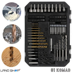 81 kosov Set svedrov in konic