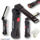 Polnilna ročna delovna svetilka z magnetom