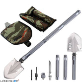 4 v 1 večnamenska zložljiva lopata za kampiranje