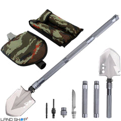 4 v 1 večnamenska zložljiva lopata za kampiranje