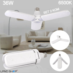 Led žarnica s 3 nastavljivimi led paneli 1+1 gratis