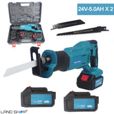 Zmogljiva akumulatorska sabljasta žaga 24v 2x baterija 5AH