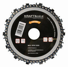 Verižna žaga za kotni brusilnik – 125 mm, 14 zob