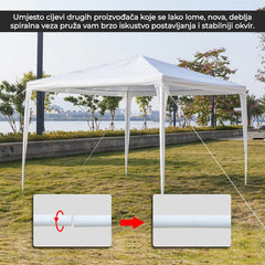 Kovinski paviljon Party | 2,5 x 2,5 m