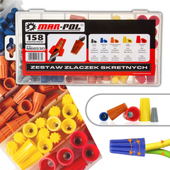 Set rotirajućih kabelskih konektora | 158 kom.