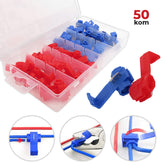 Komplet hitrih kabelskih konektorjev - brez spajkanja 50 kos