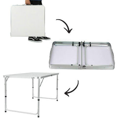 Zložljiva miza | 60x70x120 cm + 4 zložljivi stoli