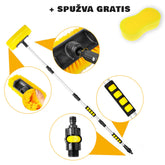 ALU Teleskopska krtača za pranje 1,3-2,2 m + Goba za pranje vozil