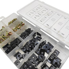 Univerzalni set U-tipa vijakov in sponk - 170 kosov