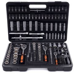 KRAFT pro+ set nasadnih ključev 172 kosov (1/4" - 3/8" - 1/2")