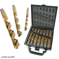 Komplet 99 svedrov za kovino HSS-Titan razvrščenih 1,5-10 mm