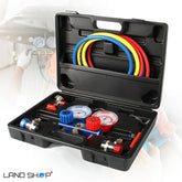 Manometer z armaturo za testiranje klimatskih naprav