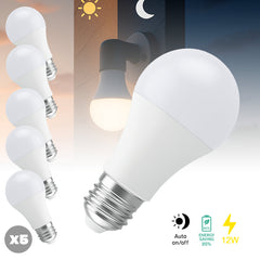 LED Žarulje s Senzorom Sumraka i Zore – 5 Kom