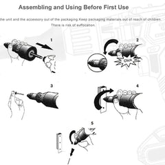 Adapter za akumulatorske in električne kovičaste svedre - pop rivets