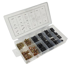 Univerzalni set U-tipa vijakov in sponk - 170 kosov