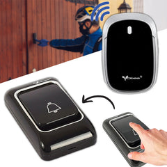 Brezžični zvonec - črn