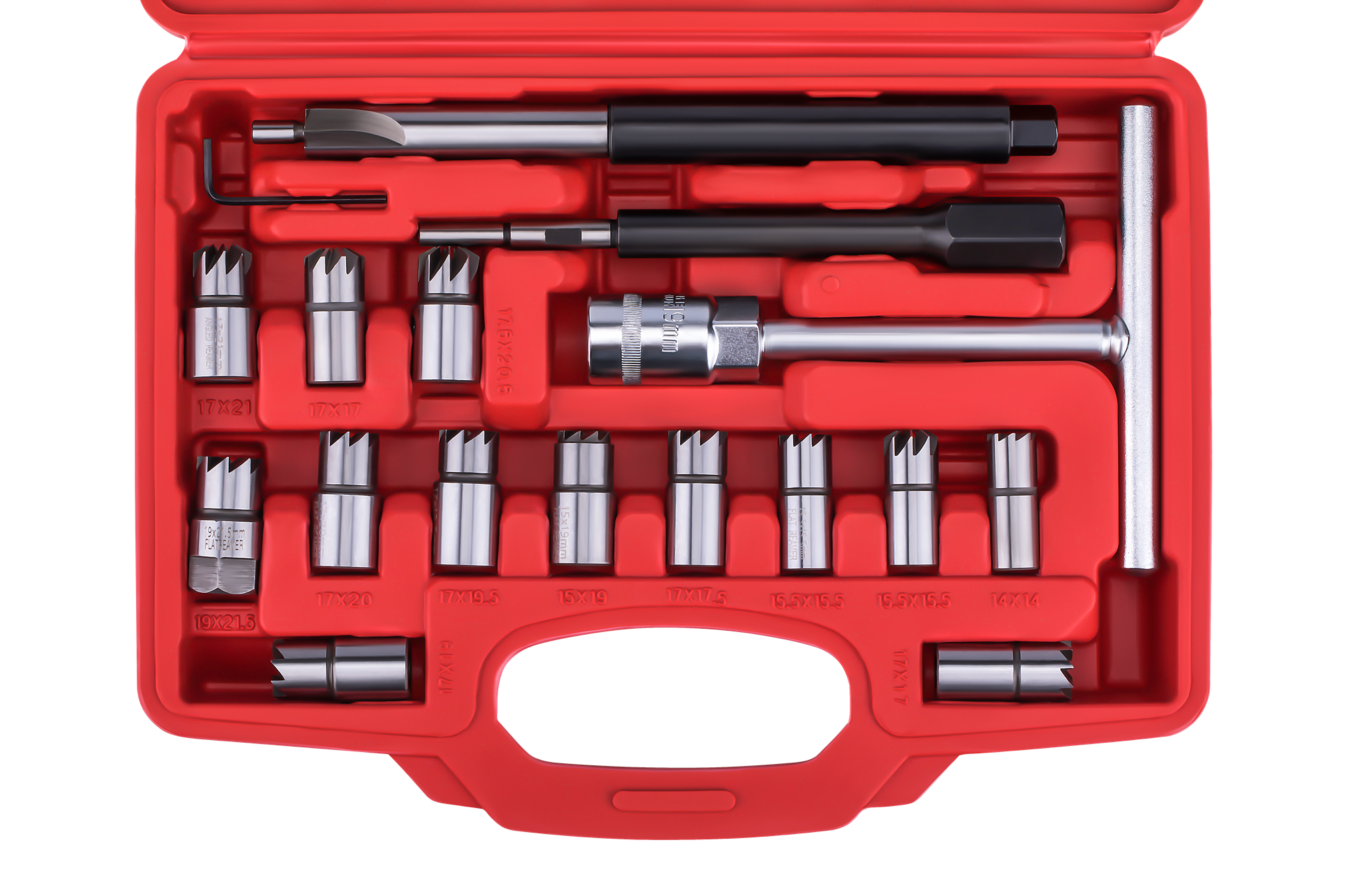 Set Freza za Čišćenje Gnijezda Injektora – 17 Dijelova