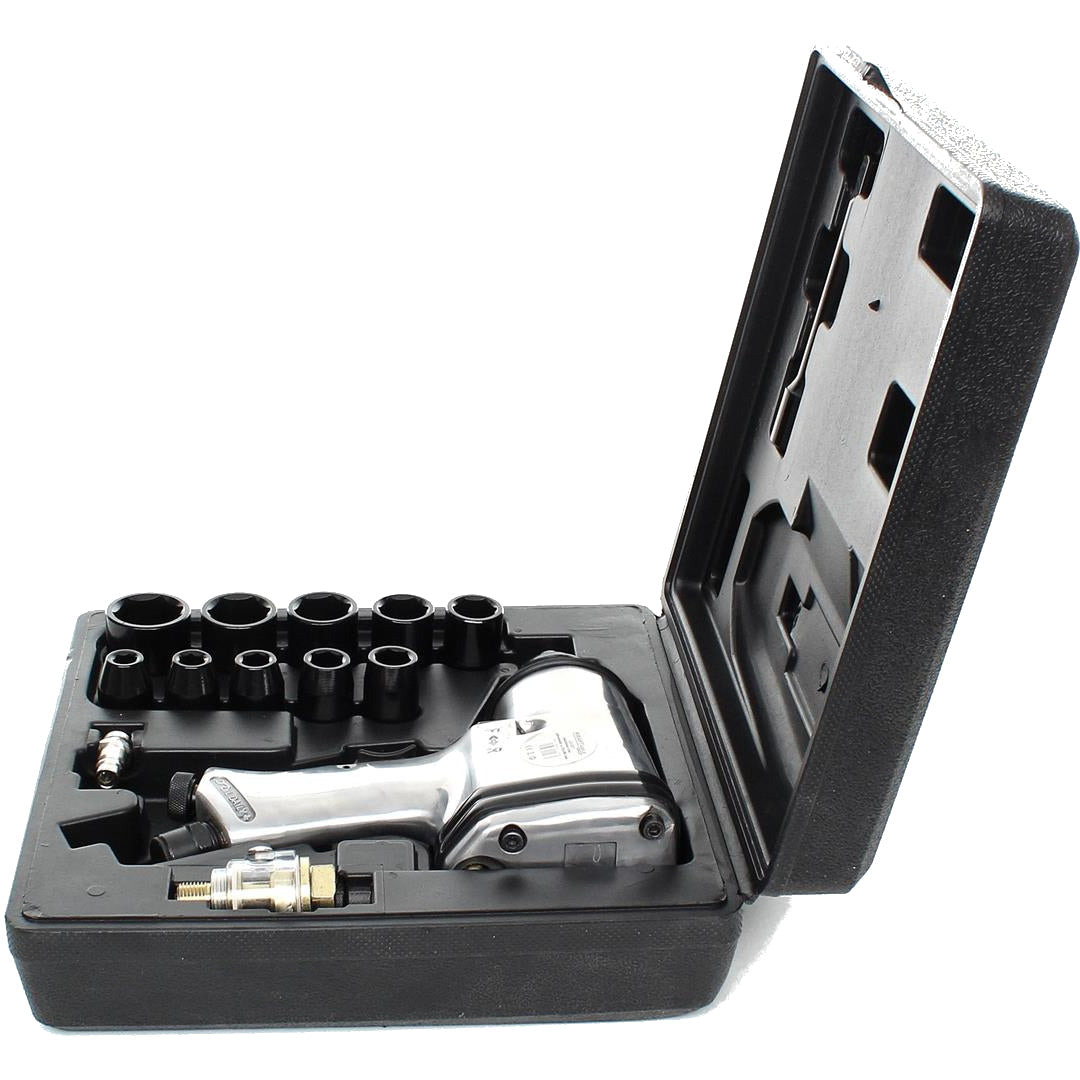 Udarni izvijač Air - pnevmatski 1/2" 314Nm+ komplet nasadnih ključev