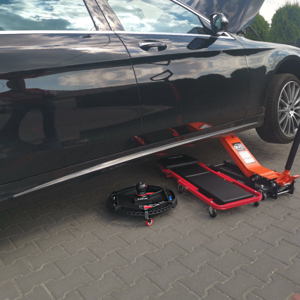 Delavniški pladenj 50 cm - voziček z magnetom LED 360