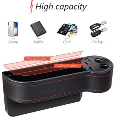 Avtomobilski organizator z 2 usb izhodoma