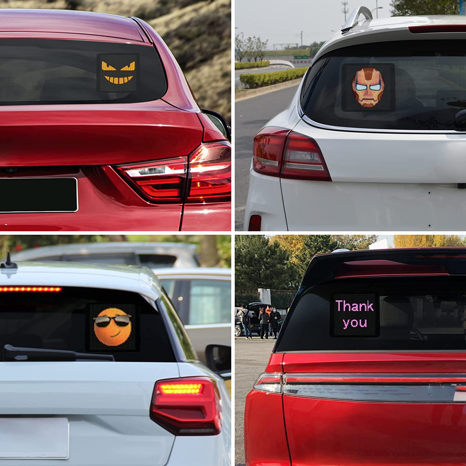 Led zaslon animirani za avto - BT