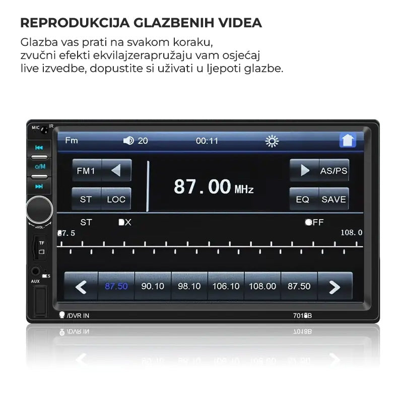 AVTO RADIO LCD WDS-35 s parkirno kamero