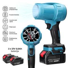 XXL Akumulatorski puhalnik 24Vx2 145Kmh