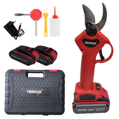 Akumulatorske vrtne škarje za obrezovanje 24V + 2bat | Trimax