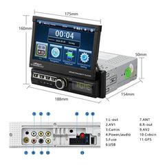 Bluetooth MP5 multimedijski avtoradio