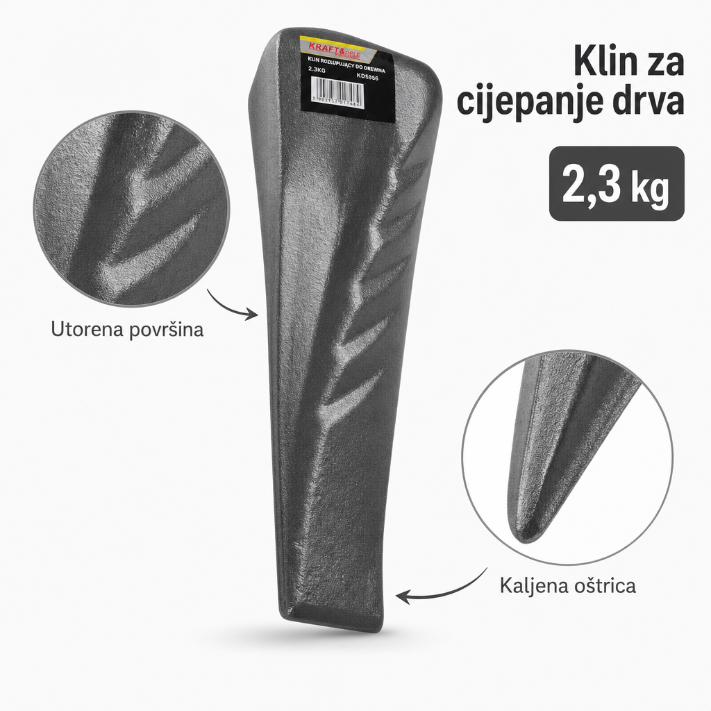 Klin za cijepanje drva 2,3 kg