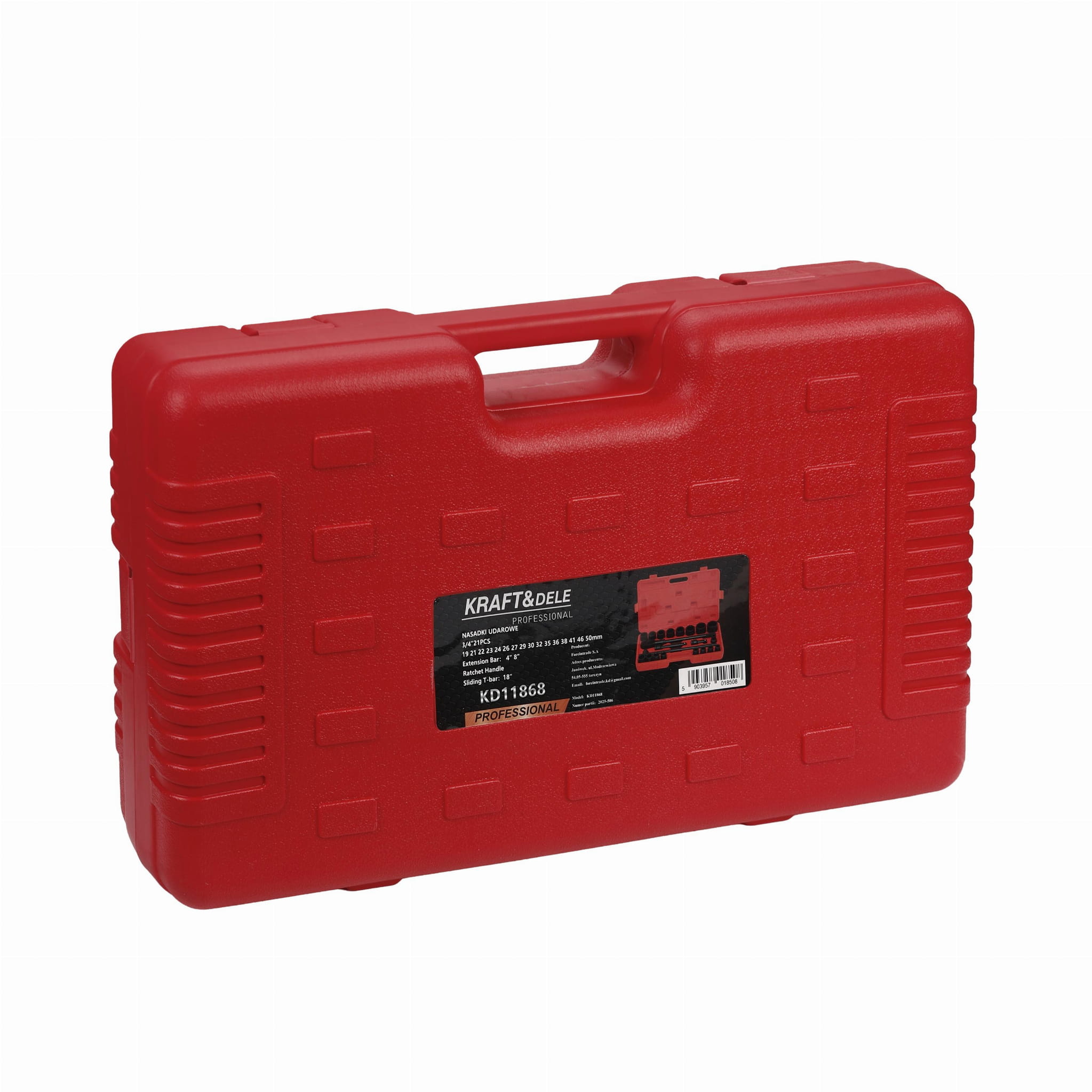 Račna + produžeci + udarne nasadne gedore 3/4" – KRAFT&DELE
