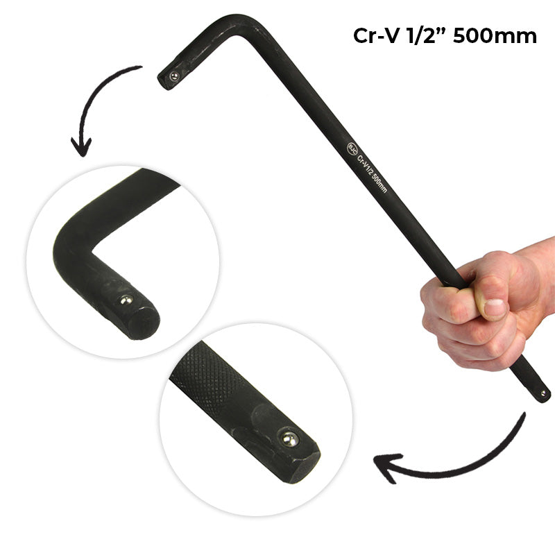 Vtičnica za kolesa | 1/2" 500 mm tipa L