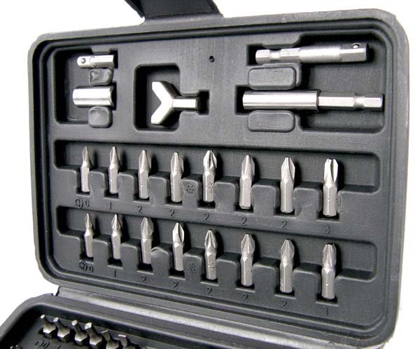 Set torx in nastavkov za izvijače - 100 elementov