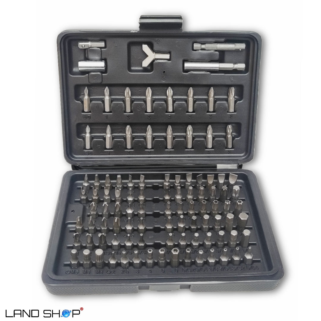 Set torx in nastavkov za izvijače - 100 elementov