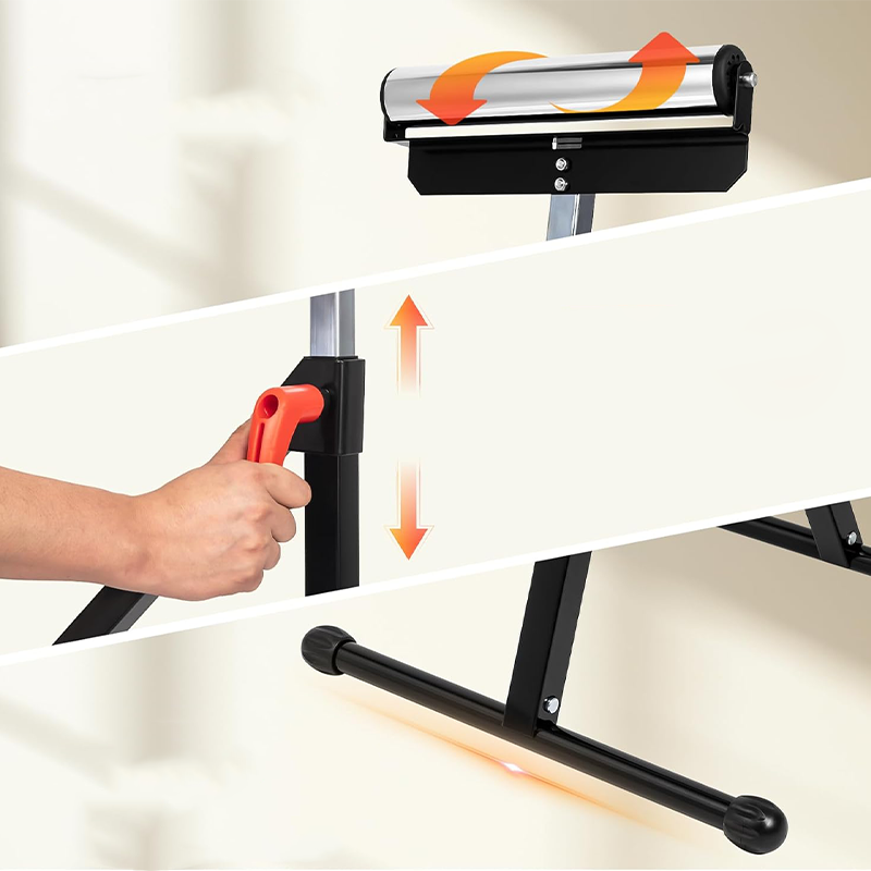 Nastavljivo stojalo z valjčkom | Komplet - 2 kosa