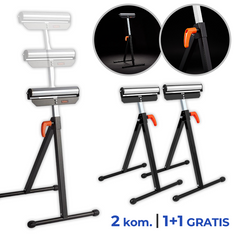 Nastavljivo stojalo z valjčkom | Komplet - 2 kosa