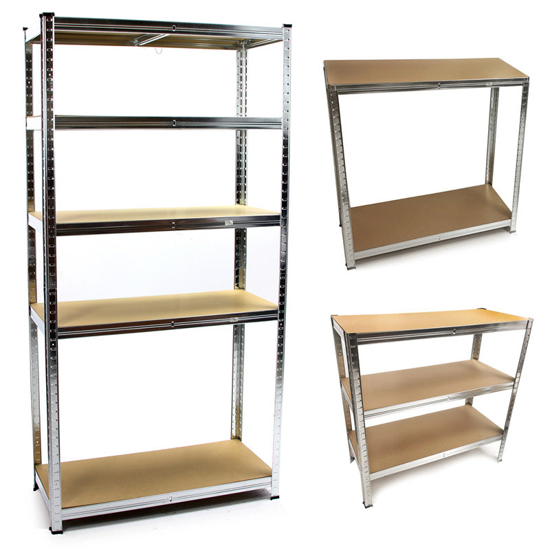 Regal kovinski-medijapan 180x90x40cm, 5x175kg