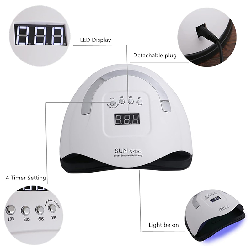Profesionalna UV led svetilka SUN X7 za nohte 120W-220W