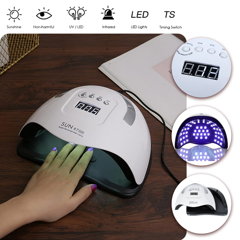 Profesionalna UV led svetilka SUN X7 za nohte 120W-220W